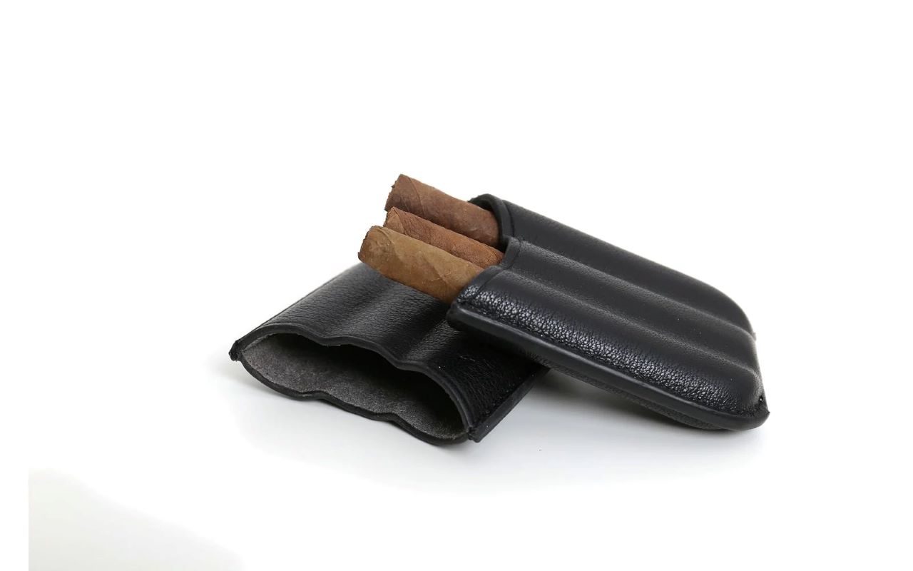 T566 open Savinelli ,cigarillos , δερμάτινη