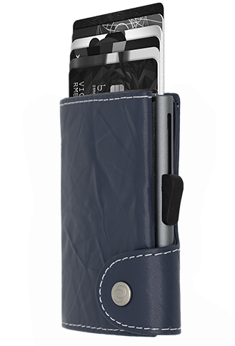 WCH22054 Embossed Blue Marino + grey card