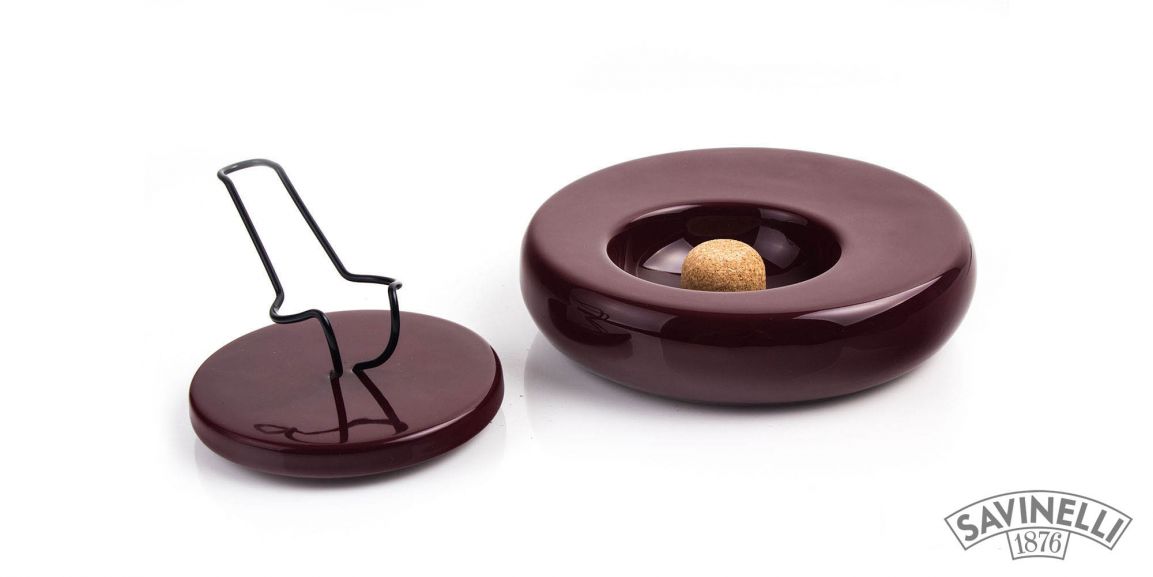 W1013 burgundy open Savinelli